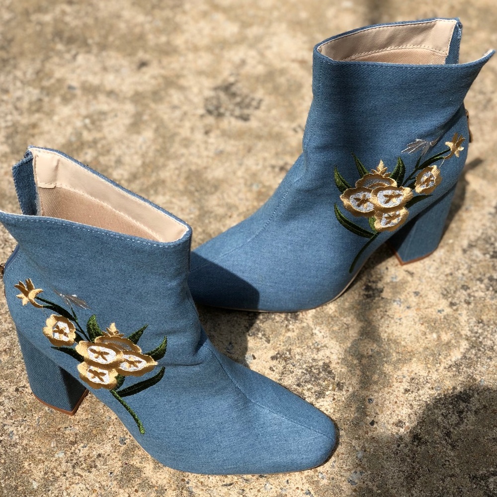 Cape Robbin Embroidered Booties